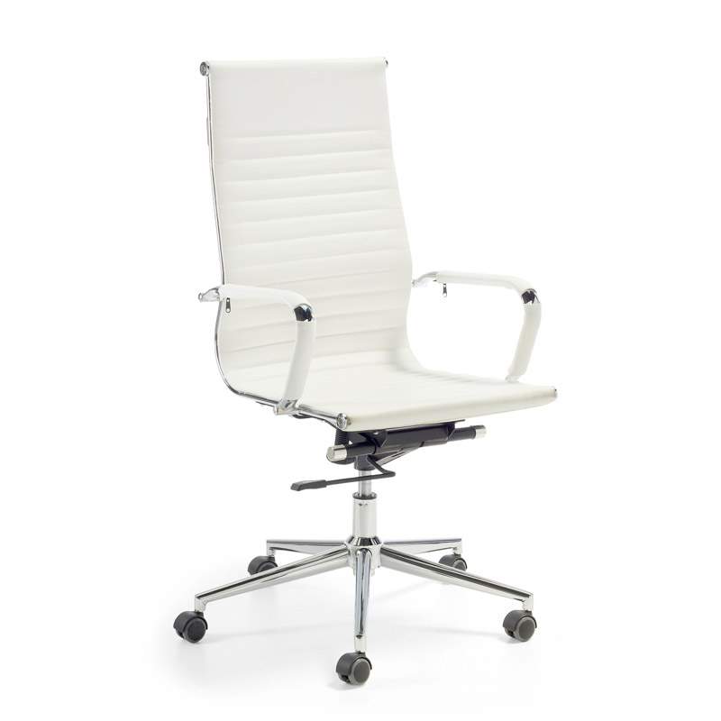 Silla escritorio Siba gris-blanco - Muebles Polque. Tienda de Muebles en  Pamplona y Online.