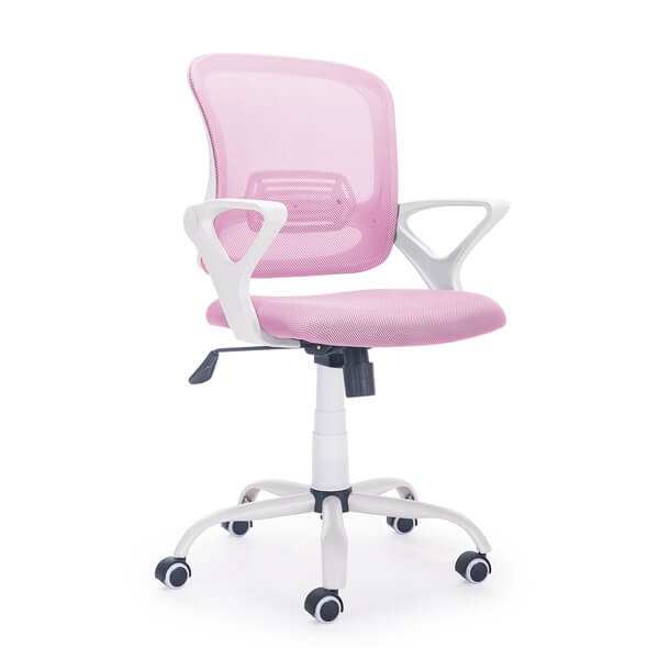 Silla escritorio Siba rosa-blanco - Muebles Polque. Tienda de Muebles en  Pamplona y Online.