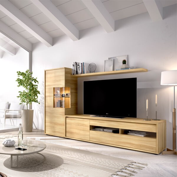 Mueble TV Caly - Muebles Polque - Venta Online - Mueble salón barato