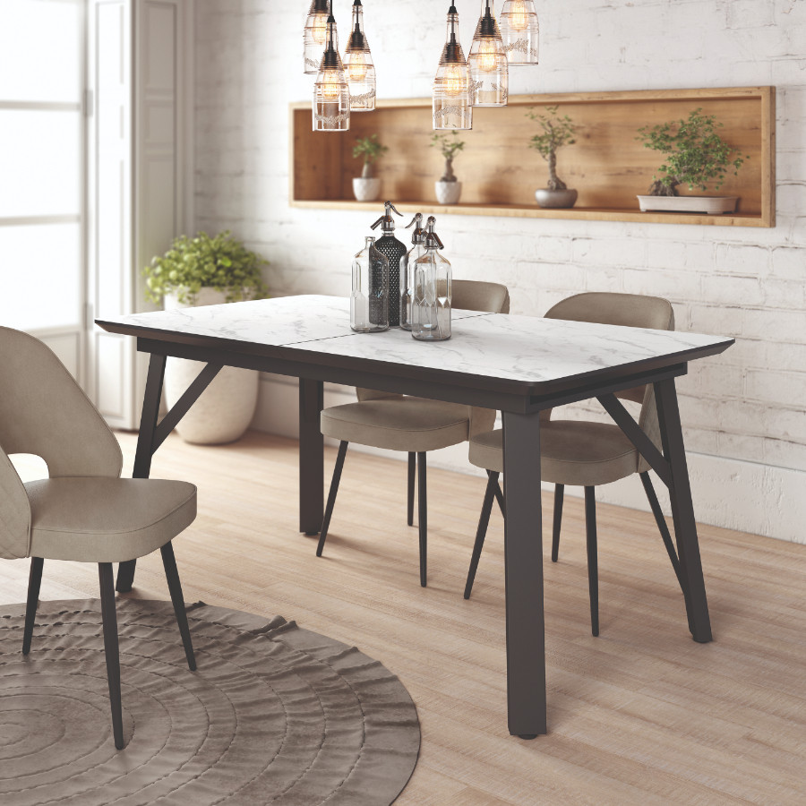 Mesa redonda cruz madera - muebles polque - venta online- comedor