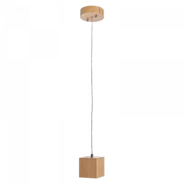 lampara colgar madera