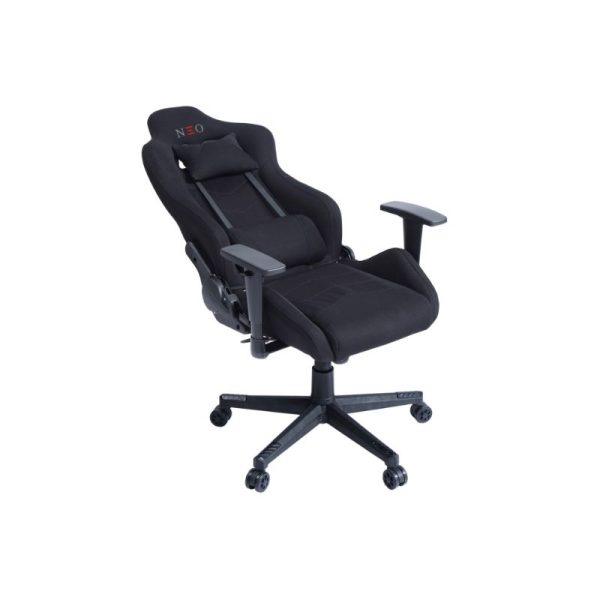 silla gamer negra