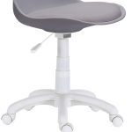 silla escritorio gris
