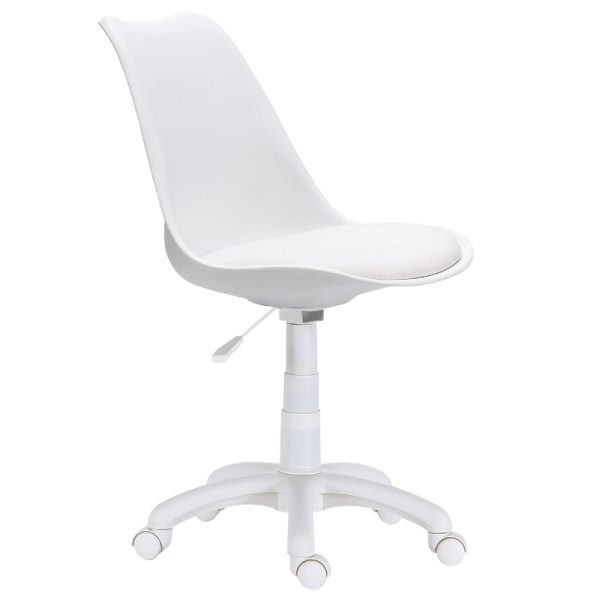 silla escritorio blanca