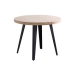mesa redonda extensible roble