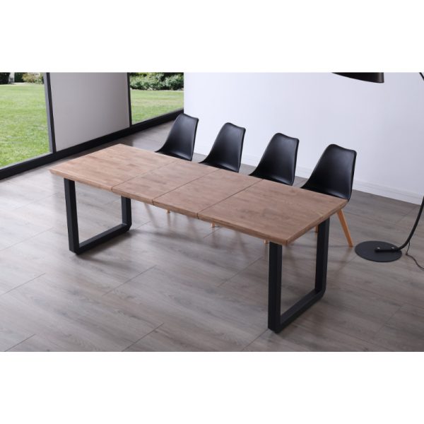 mesa de comedor extensible roble