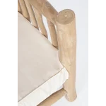 sofá de madera