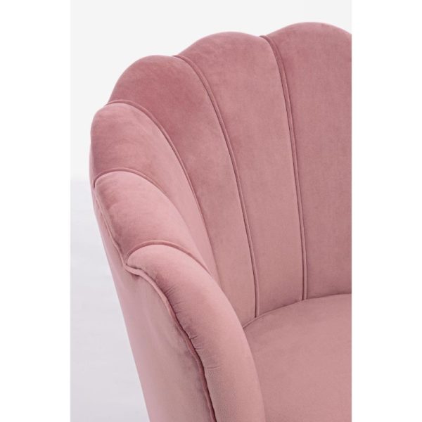 sillón rosa