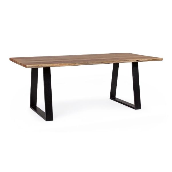 mesa de comedor de madera de acacia