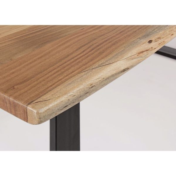 mesa de comedor de madera de acacia