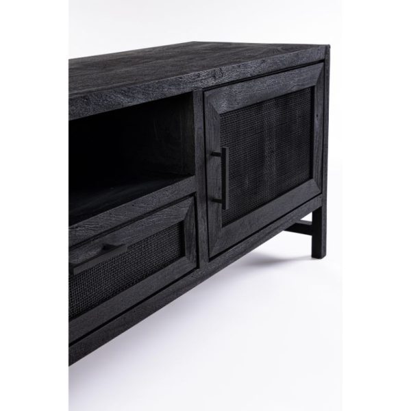 mueble tv negro