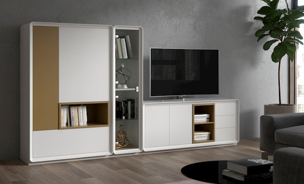 Mueble salón blanco Vía Láctea