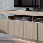 Detalle mueble TV Salón Harmony de Muebles Polque