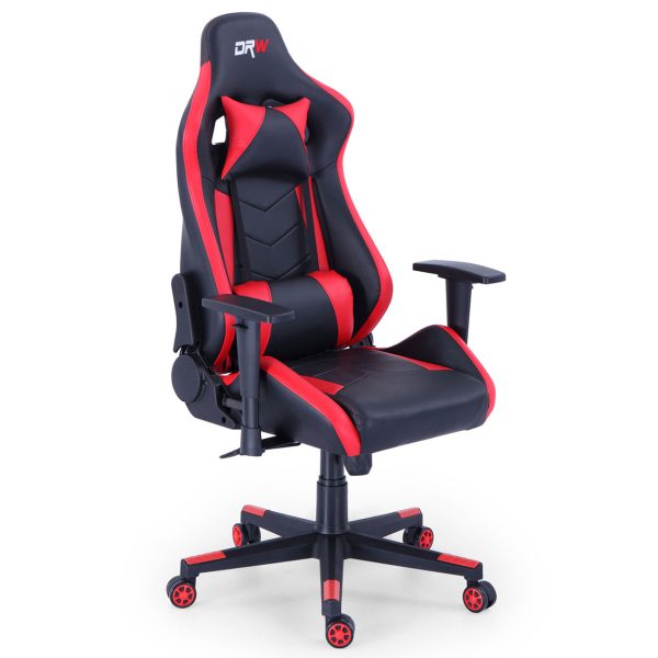 Silla gamer pro rojo y negro