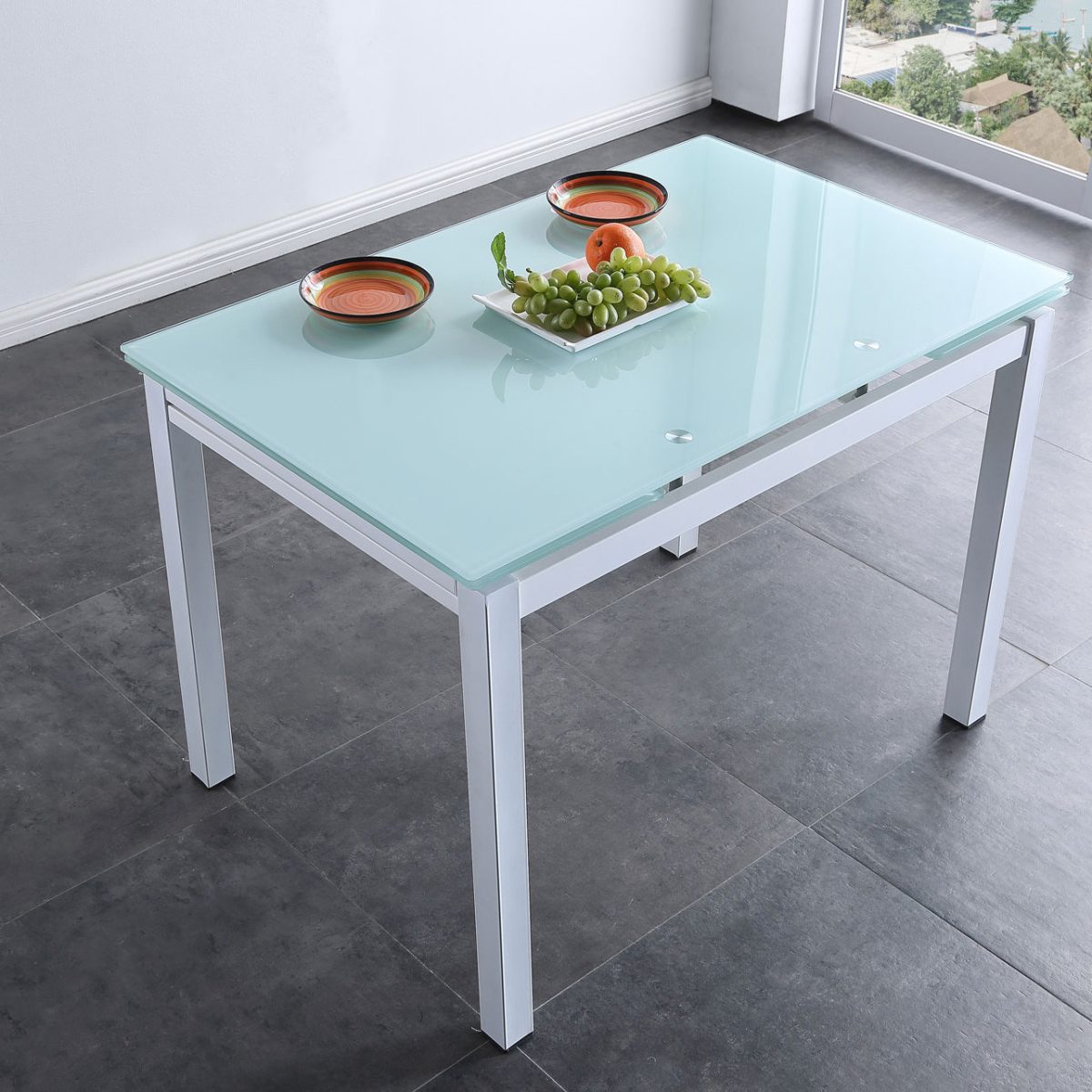 Mesa extensible Eli blanca