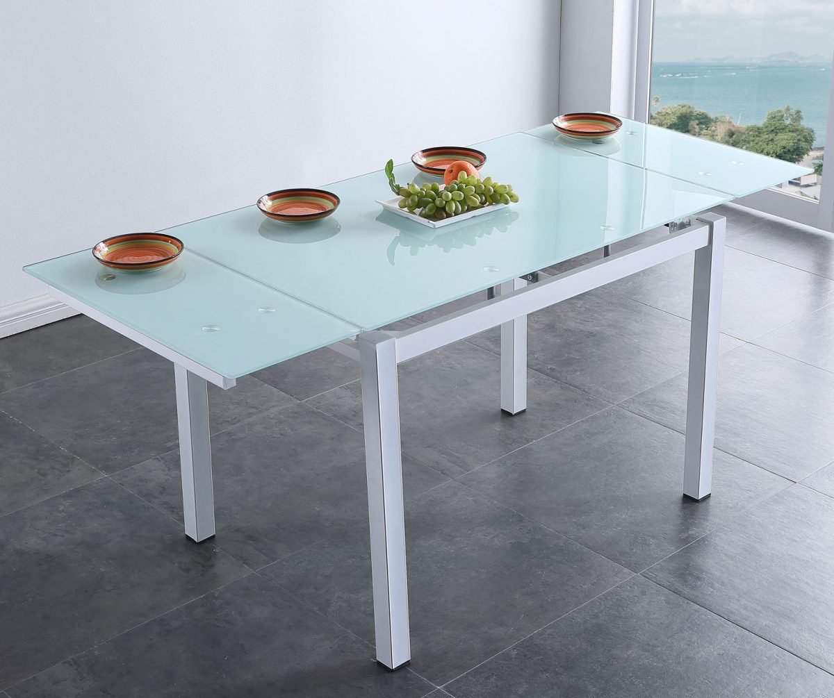 Mesa extensible Eli blanca