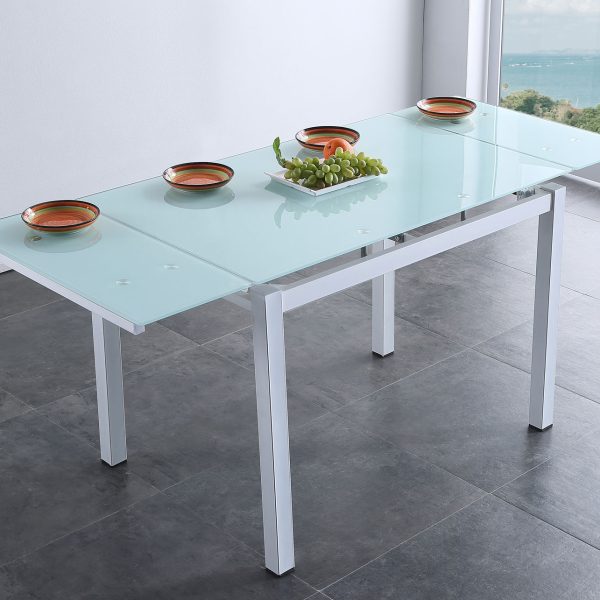 Mesa extensible Eli blanca