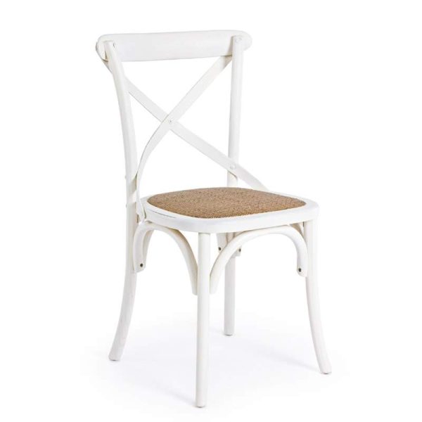 Silla de comedor Cruz blanco