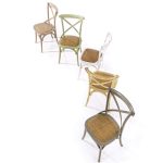 Conjunto Silla Cruz ocre de Muebles Polque