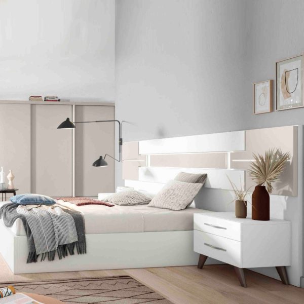 Dormitorio moderno Nira Blanco