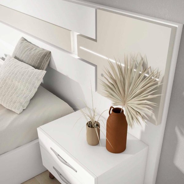 Dormitorio moderno Nira Blanco