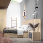 Dormitorio Paris Roble