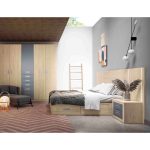 Dormitorio Paris Roble