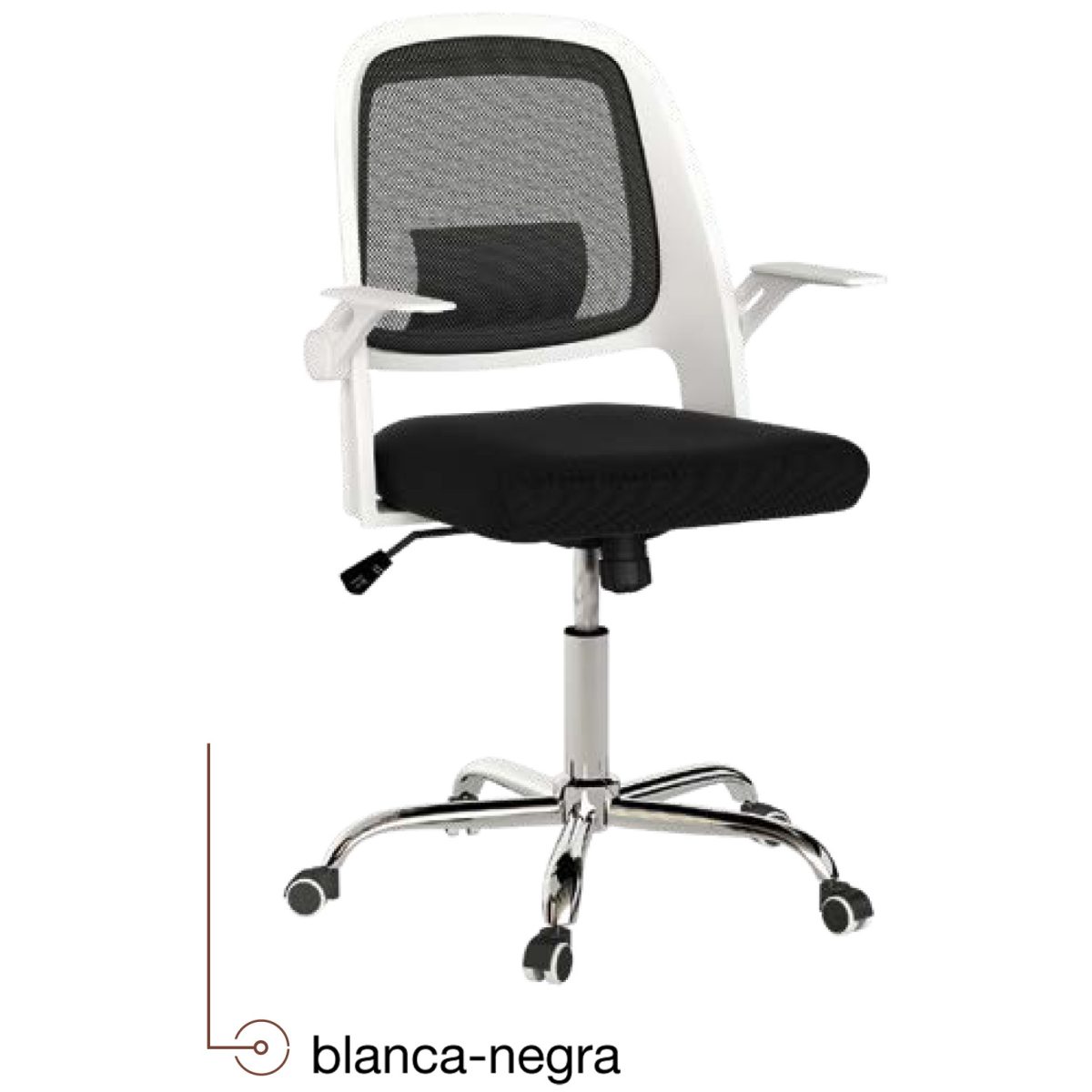 silla de escritorio Kie blanca