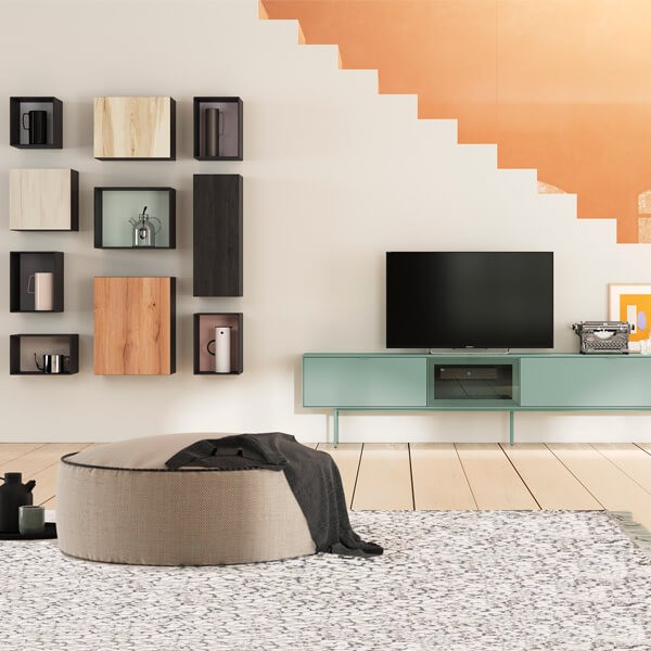 Mueble TV Cubic