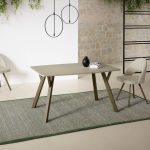 mesa curvada moderna
