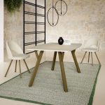 mesa curvada moderna