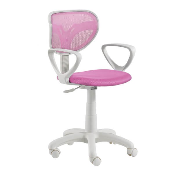 Silla escritorio juvenil Tech rosa