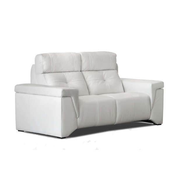 sofa dos plazas piel snow 3 plazas muebles polque