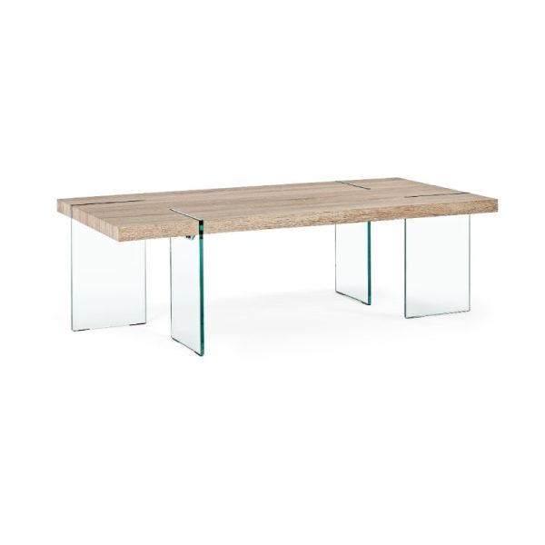 mesa de tv patas cristal