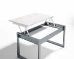 Mesa de centro elevable metal muebles polque