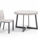Mesa de Comedor redonda extensible muebles polque