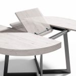 Mesa de Comedor redonda extensible muebles pamplona
