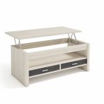 Mesa de centro elevable madera muebles polque