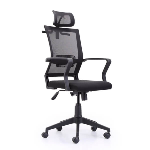 silla escritorio giratoria negra muebles polque