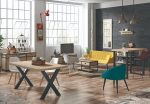 decoración muebles estilo industrial urbano de roble muebles polque