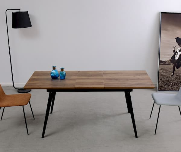 mesa de comedor extensible de nogal muebles polque