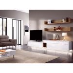mueble de salón blanco