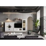 mueble salón blanco madera