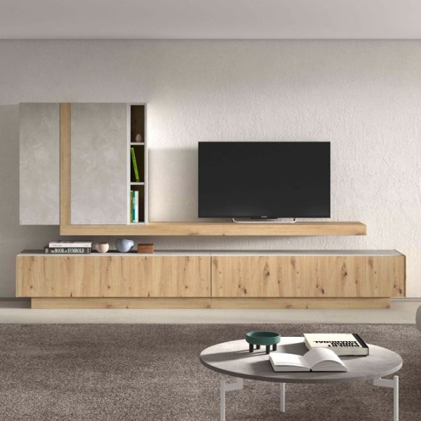 mueble salón roble