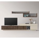 mueble tv listones madera