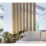 separador de ambientes listones de madera