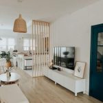 separador de ambientes vigas de madera