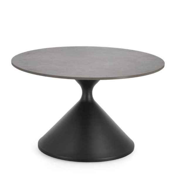 mesa de centro Linna porcelánica gris