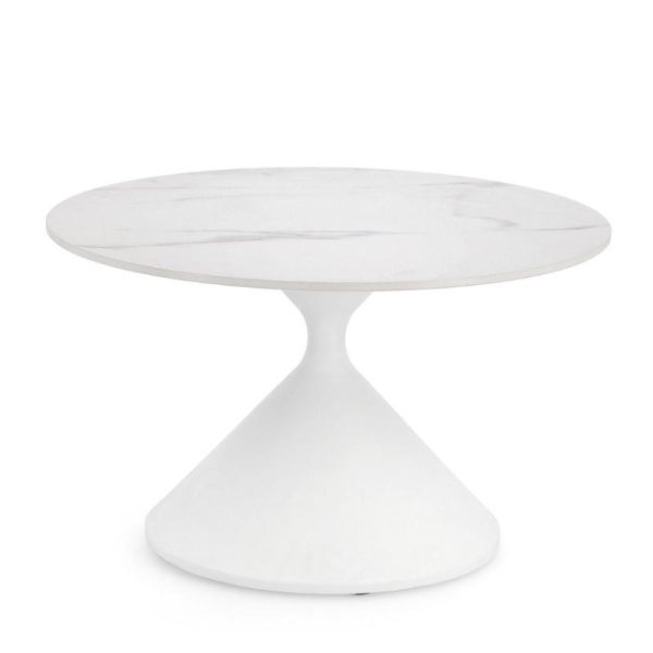 mesa de centro Linna porcelánica blanco